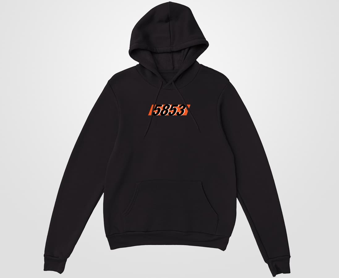 5853 hoodie front